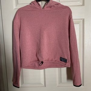 Victoria’s secret pink cropped hoodie size small